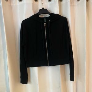 Black Cropped Sweater